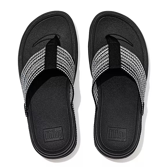 Sandali Con Puntale Donna FitFlop SURFA Nere | 19961636