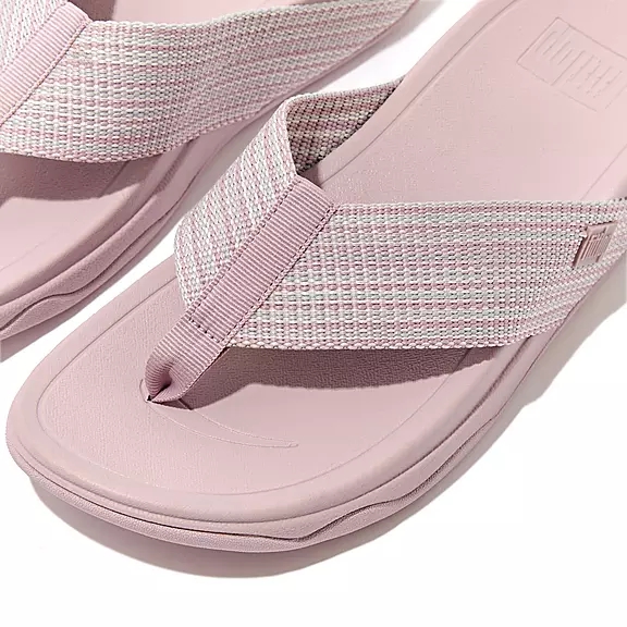 Sandali Con Puntale Donna FitFlop SURFA Webbing Viola Chiaro | 25497267