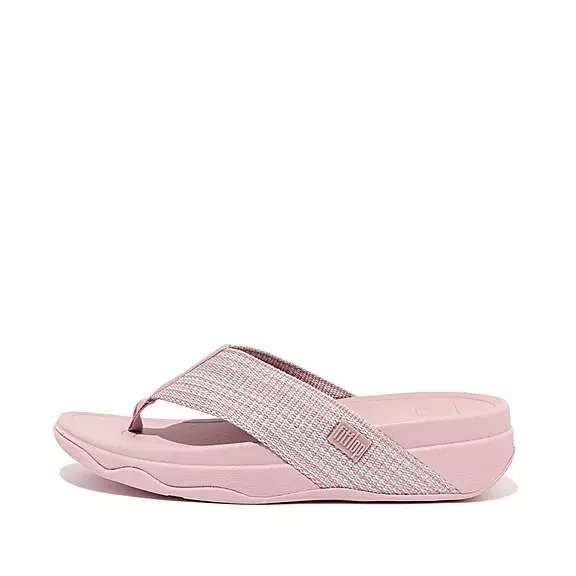 Sandali Con Puntale Donna FitFlop SURFA Webbing Viola Chiaro | 25497267