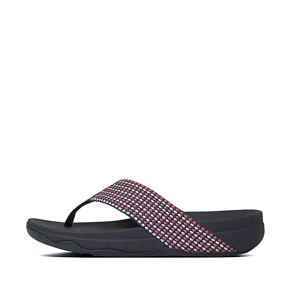 Sandali Con Puntale Donna FitFlop SURFA Nere | 47084788