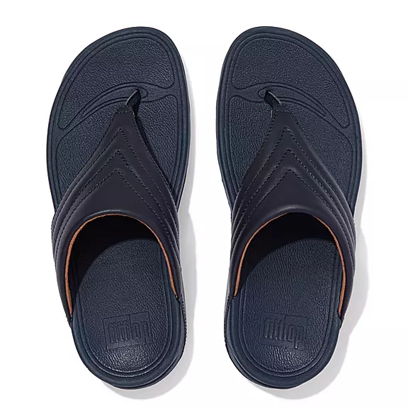 Sandali Con Puntale Donna FitFlop WALKSTAR Pelle Blu Marino | 31120903
