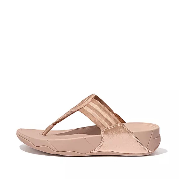 Sandali Con Puntale Donna FitFlop WALKSTAR Webbing Rosa | 93924995