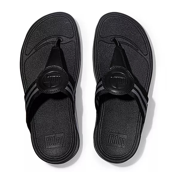 Sandali Con Puntale Donna FitFlop WALKSTAR Webbing Nere | 94309217