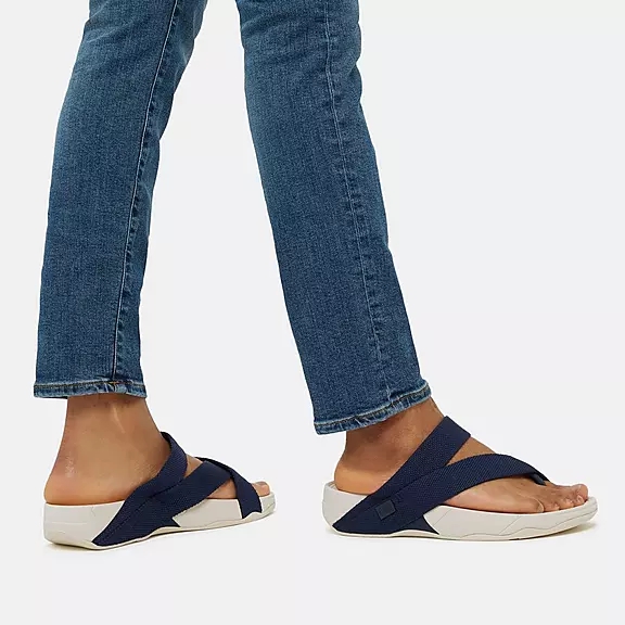 Sandali Con Puntale Uomo FitFlop SLING Weave Blu Marino | 99686797
