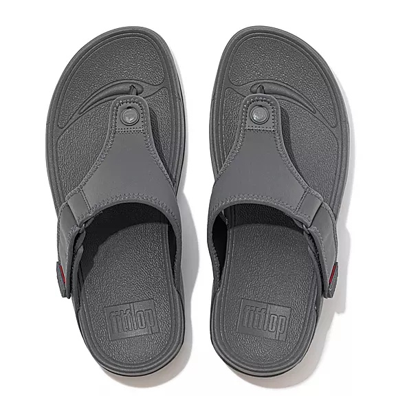 Sandali Con Puntale Uomo FitFlop TRAKK II Acqua-Resistant Grigie | 34398814