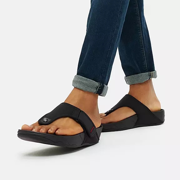 Sandali Con Puntale Uomo FitFlop TRAKK II Acqua-Resistant Nere | 86569298