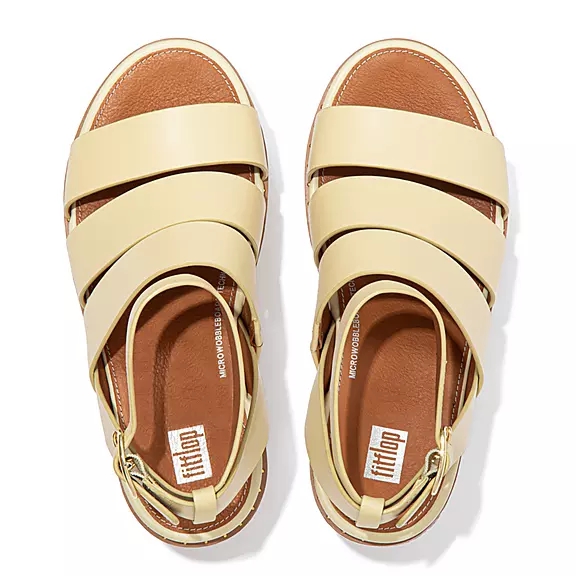 Sandali Con Zeppa Donna FitFlop ELOISE Espadrillas Gialle | 11403832