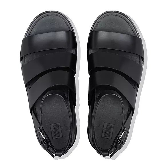 Sandali Con Zeppa Donna FitFlop ELOISE Espadrillas Nere | 50163922