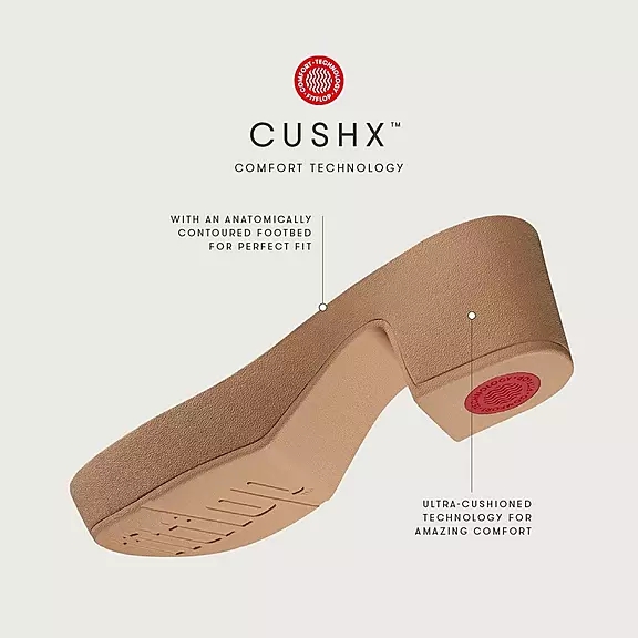 Sandali Con Zeppa Donna FitFlop PILAR Pelle Beige | 67970319