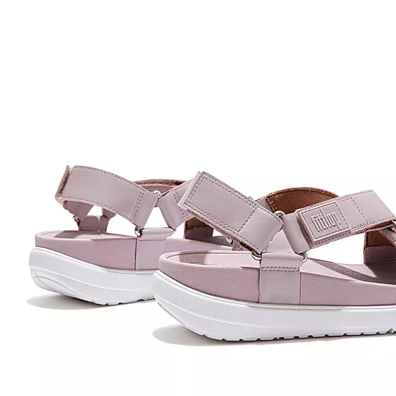 Sandali Donna FitFlop LOOSH Pelle Cross-Cinturino Viola Chiaro | 85960250