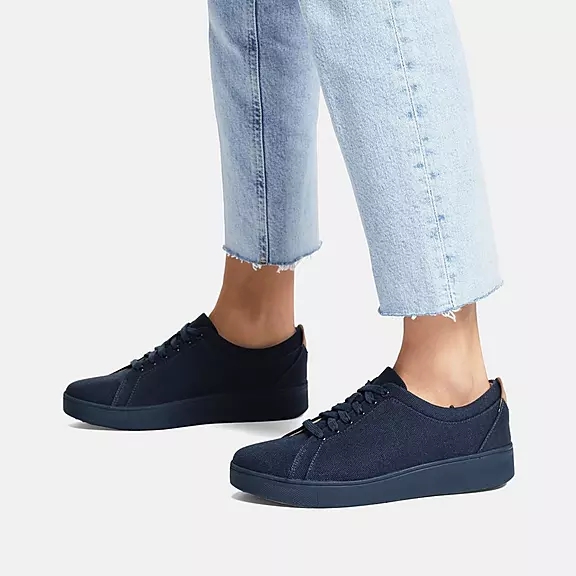 Scarpe Da Ginnastica Donna FitFlop RALLY Tela Blu Marino | 30263475
