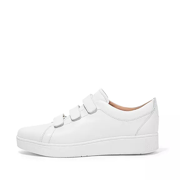 Scarpe Da Ginnastica Donna FitFlop RALLY Cinturino Pelle Bianche | 31257735