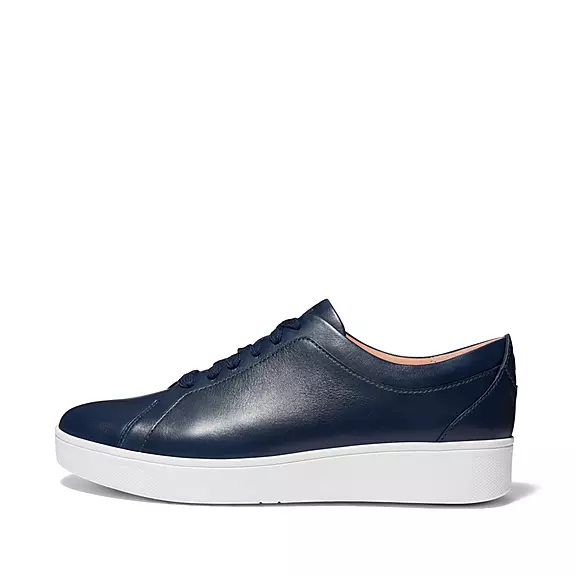 Scarpe Da Ginnastica Donna FitFlop RALLY Pelle Blu Marino | 38933068
