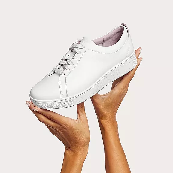 Scarpe Da Ginnastica Donna FitFlop RALLY Speckle-Sole Pelle Bianche | 38975706