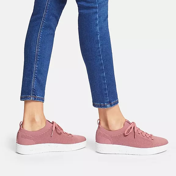 Scarpe Da Ginnastica Donna FitFlop RALLY E01 Multi-Knit Rosa | 60924797
