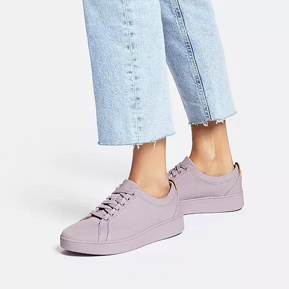 Scarpe Da Ginnastica Donna FitFlop RALLY Tela Viola Chiaro | 66443697
