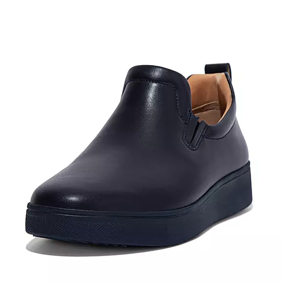 Scarpe Da Ginnastica Donna FitFlop RALLY Pelle Skate Blu Marino | 69805075