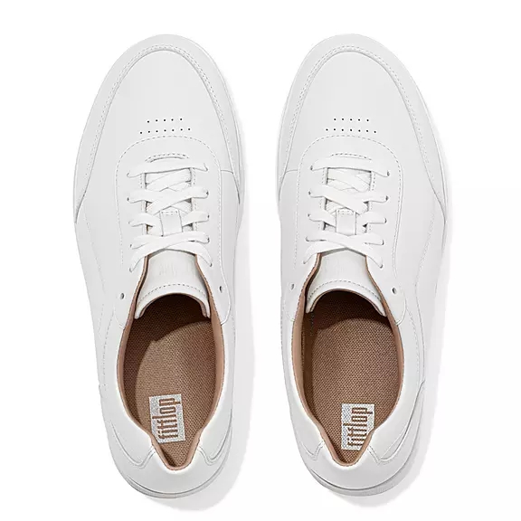Scarpe Da Ginnastica Donna FitFlop RALLY X Pelle Bianche | 73331564