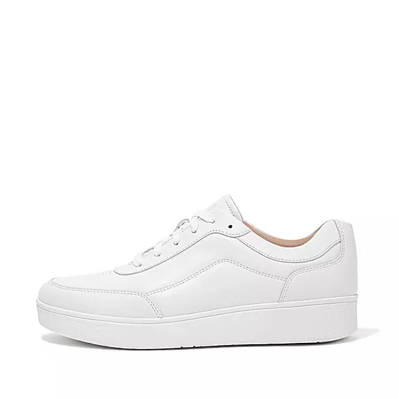 Scarpe Da Ginnastica Donna FitFlop RALLY X Pelle Bianche | 73331564