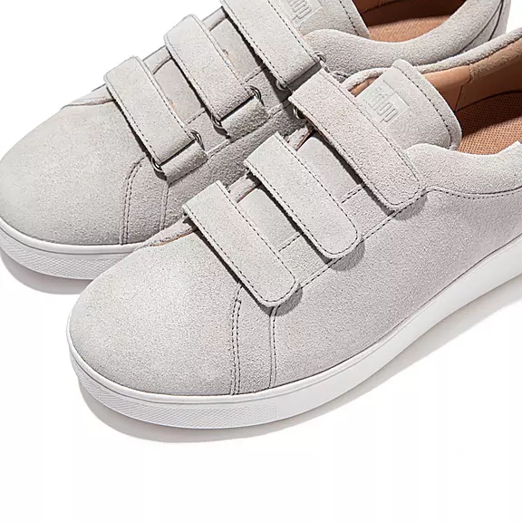 Scarpe Da Ginnastica Donna FitFlop RALLY Cinturino Pelle Scamosciata Grigie | 74819724