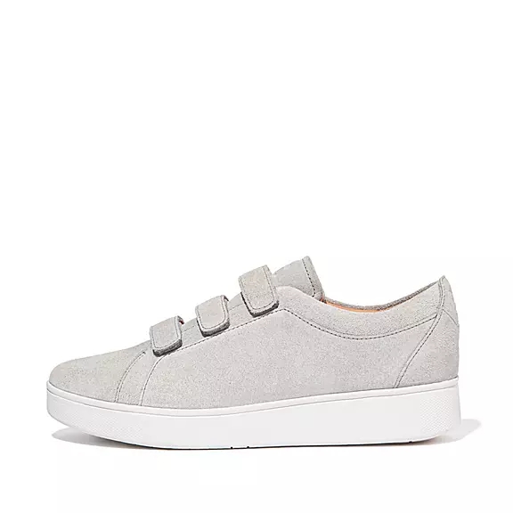 Scarpe Da Ginnastica Donna FitFlop RALLY Cinturino Pelle Scamosciata Grigie | 74819724