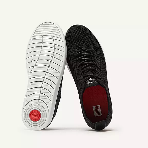 Scarpe Da Ginnastica Donna FitFlop RALLY Airyknit Nere | 79545529