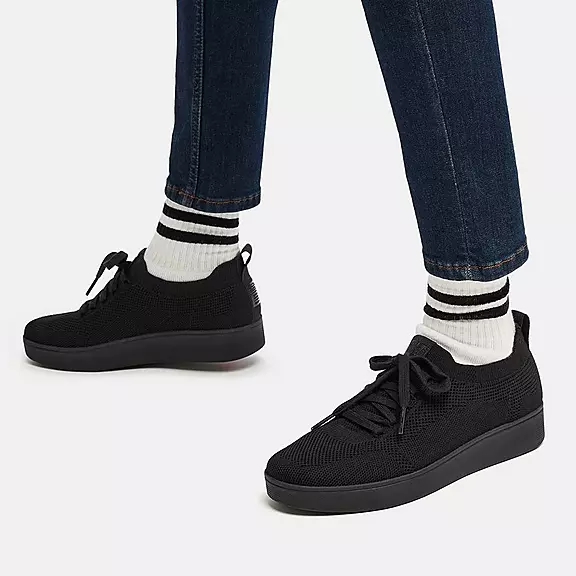 Scarpe Da Ginnastica Donna FitFlop RALLY Acqua-Resistant Knit Blu Marino | 91345445