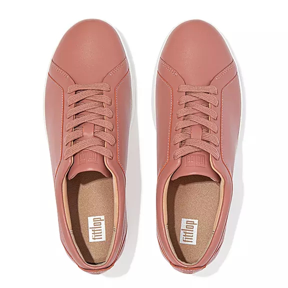 Scarpe Da Ginnastica Donna FitFlop RALLY Pelle Rosa | 92622082