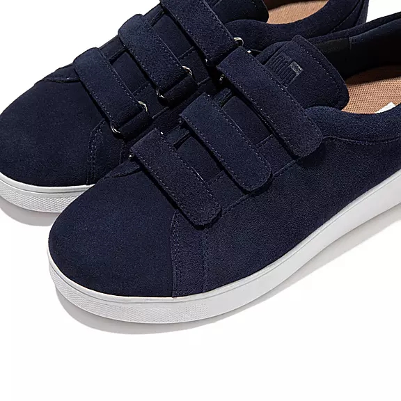 Scarpe Da Ginnastica Donna FitFlop RALLY Cinturino Pelle Scamosciata Blu Marino | 97179728