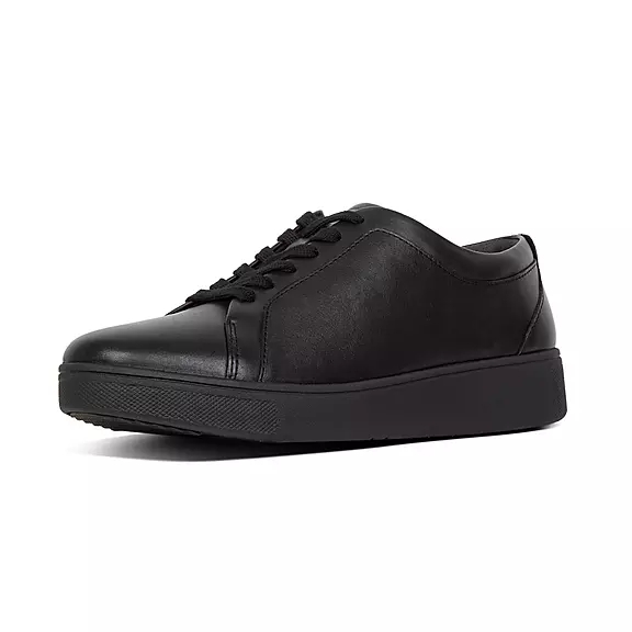 Scarpe Da Ginnastica Donna FitFlop RALLY Pelle Nere | 97630386