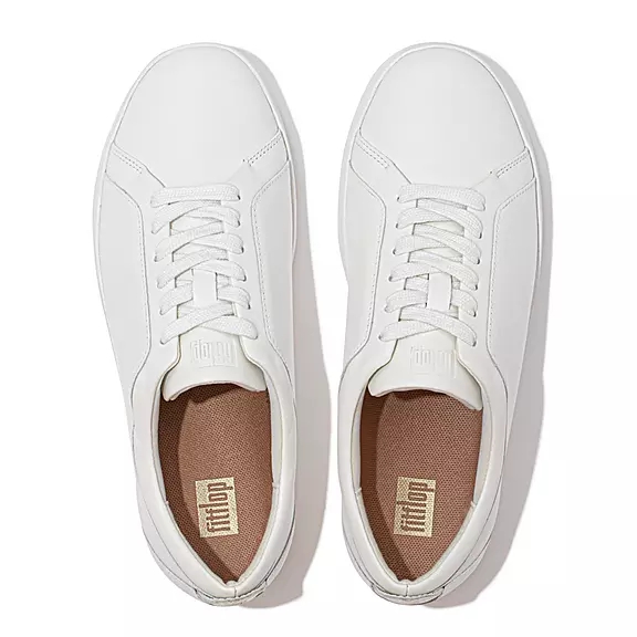 Scarpe Da Ginnastica Donna FitFlop RALLY Pelle Bianche | 98312092