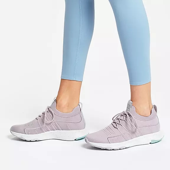 Scarpe Da Ginnastica Donna FitFlop VITAMIN FF E01 Knit Sports Viola Chiaro | 24768166