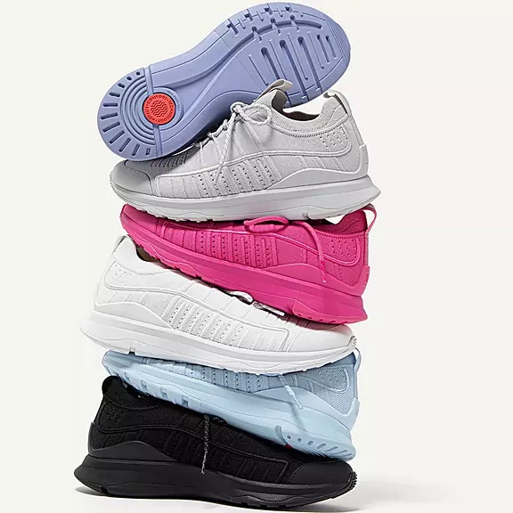 Scarpe Da Ginnastica Donna FitFlop VITAMIN FF Knit Sports Lavanda | 38349618