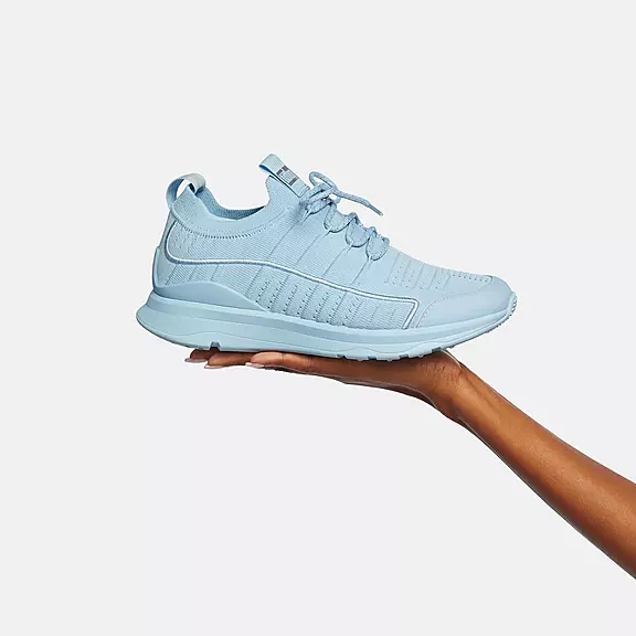 Scarpe Da Ginnastica Donna FitFlop VITAMIN FF Knit Sports Blu | 88822004