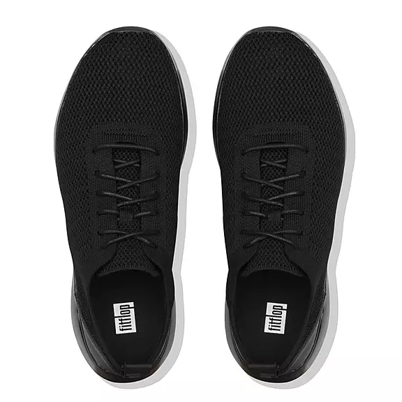 Scarpe Da Ginnastica Uomo FitFlop FLEXKNIT Mens Nere | 23568719