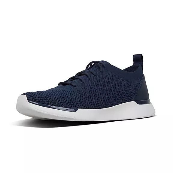 Scarpe Da Ginnastica Uomo FitFlop FLEXKNIT Mens Blu Marino | 80357311