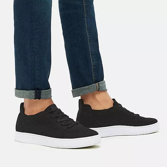 Scarpe Da Ginnastica Uomo FitFlop RALLY X Airyknit Nere | 21717361