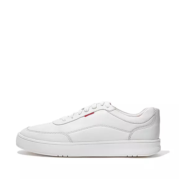 Scarpe Da Ginnastica Uomo FitFlop RALLY X Pelle Bianche | 94723660
