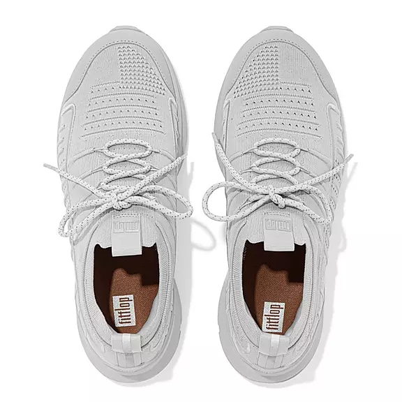 Scarpe Da Ginnastica Uomo FitFlop VITAMIN FF Knit Sports Grigie | 42514596