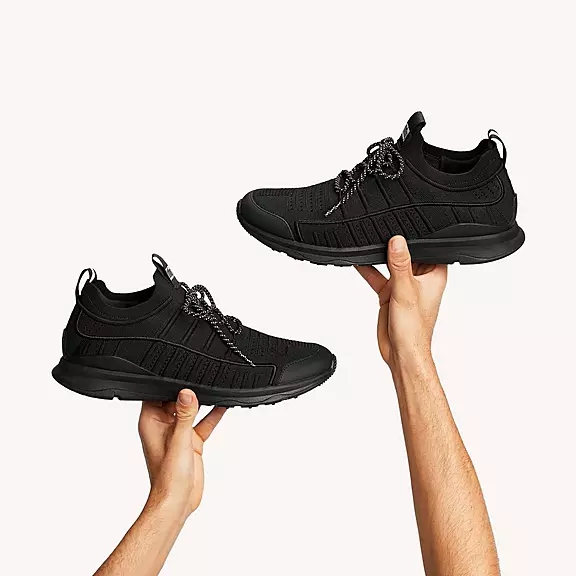 Scarpe Da Ginnastica Uomo FitFlop VITAMIN FF Knit Sports Nere | 48054402