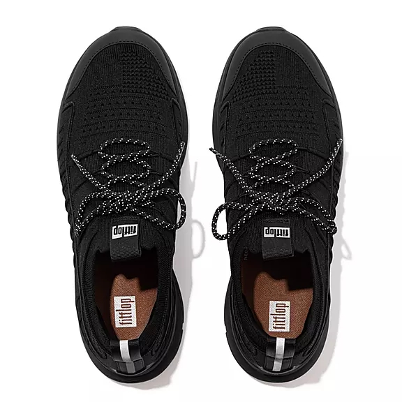 Scarpe Da Ginnastica Uomo FitFlop VITAMIN FF Knit Sports Nere | 48054402