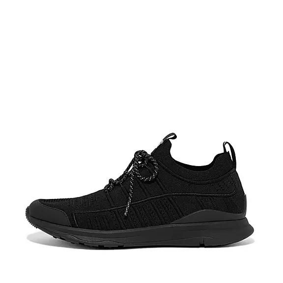Scarpe Da Ginnastica Uomo FitFlop VITAMIN FF Knit Sports Nere | 48054402