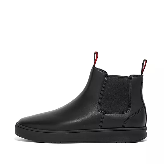 Stivaletti Chelsea Uomo FitFlop MARGAN Impermeabili Pelle Nere | 49171815