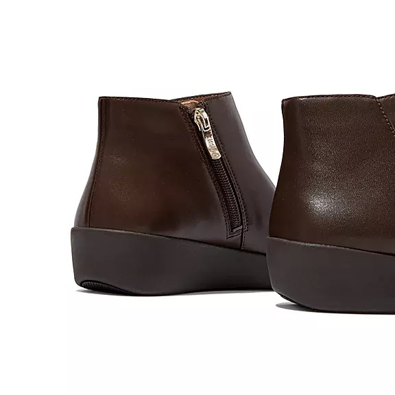 Stivaletti Donna FitFlop SUMI Pelle Scamosciata Marroni | 23980888