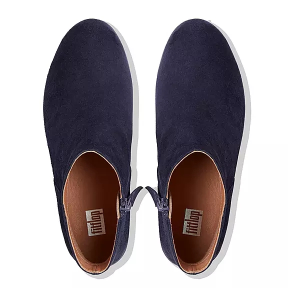 Stivaletti Donna FitFlop SUMI Pelle Scamosciata Blu Marino | 48751401