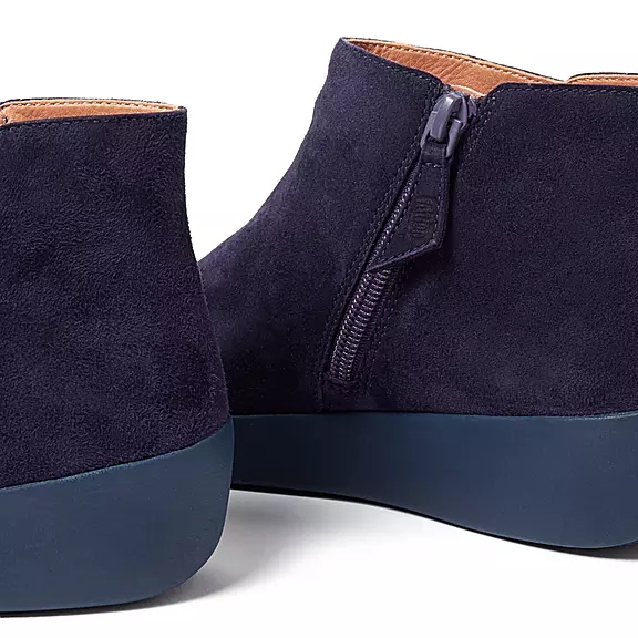 Stivaletti Donna FitFlop SUMI Pelle Scamosciata Blu Marino | 48751401