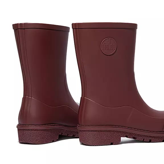 Stivali Da Pioggia Donna FitFlop WONDERWELLY Corta Bordeaux | 17019542