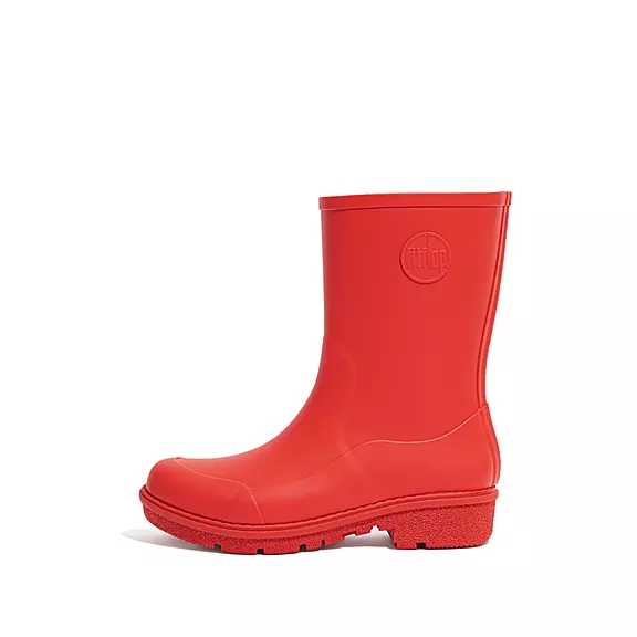 Stivali Da Pioggia Donna FitFlop WONDERWELLY Corta Rosse | 24999503