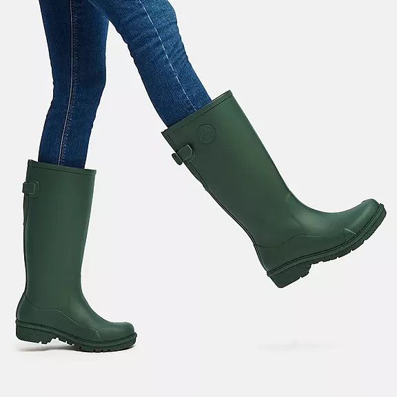 Stivali Da Pioggia Donna FitFlop WONDERWELLY Alti Verdi | 31638190