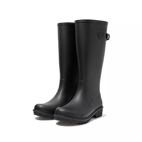 Stivali Da Pioggia Donna FitFlop WONDERWELLY Alti Nere | 73682996